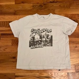 brandy melville psychedelic aliens tshirt